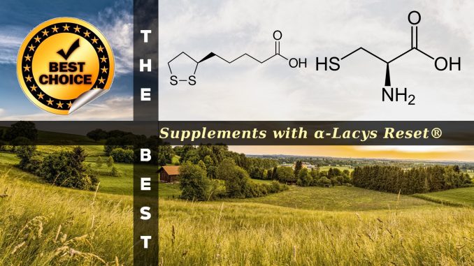 The Supplements with α-Lacys Reset®