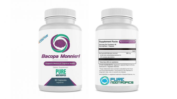 Pure Nootropics BaCognize® Bacopa Monnieri Capsules