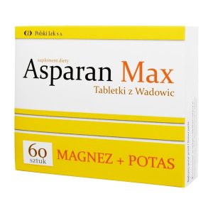 Asparan MAX Tabletki z Wadowic, 60 szt. / (Polski Lek)