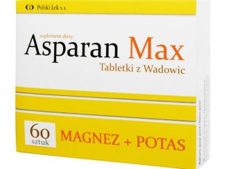 Asparan MAX Tabletki z Wadowic, 60 szt. / (Polski Lek)