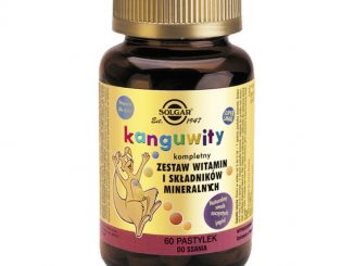 Solgar Kanguwity Zestaw witamin i minerałów, pastylki do ssania o smaku jagodowym, 60 szt. / (Solgar Vitamin & Herb)