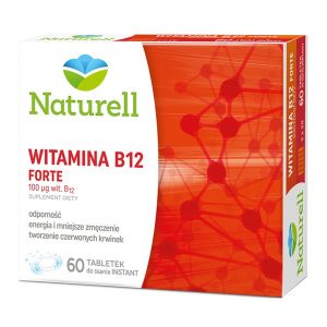 Naturell Witamina B12 FORTE, tabletki do ssania, 60 szt. / (Naturell)