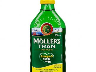 Mollers Tran Norweski, aromat cytrynowy, 250 ml / (Orkla Care)
