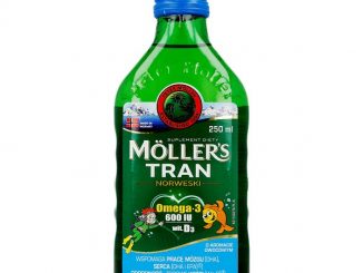 Mollers Tran Norweski, aromat owocowy, 250 ml / (Orkla Care S.A.)