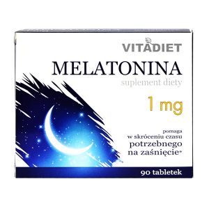 Melatonina 1 mg, tabletki, 90 szt. / (Vitadiet)