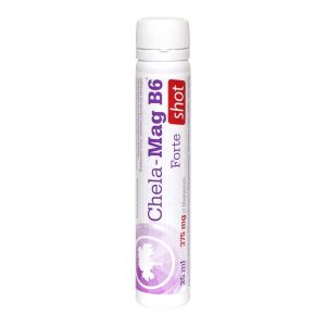 Olimp Chela-Mag B6 Forte Shot, płyn w ampułce o smaku wiśniowym, 25 ml, 1 szt. / (Olimp Laboratories)