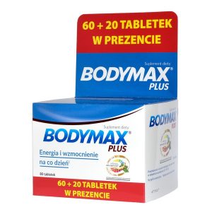 Bodymax Plus, tabletki, 60 szt. + 20 szt. GRATIS / (Orkla Health As, Norwegia)