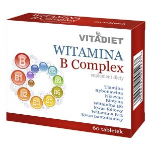 Witamina B Complex, tabletki, 60 szt. / (Vitadiet)