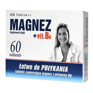 Magnez + Vit.B6, tabletki, 60 szt. / (Polski Lek)