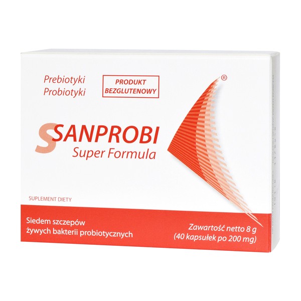 Sanprobi Super Formuła Kapsułki 40 Szt Sanprobi