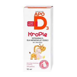 ApoD3, 400 j.m., krople, 10 ml (200 aplikacji) / (Apotex)