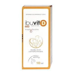 Ibuvit D 600, krople doustne, 10 ml / (Medana)