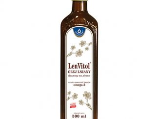LenVitol olej lniany, tłoczony na zimno, 500 ml / (Oleofarm)