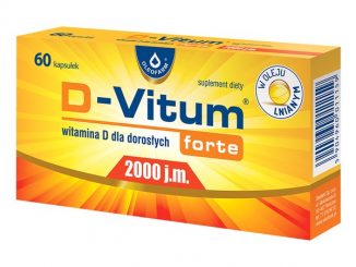 D-Vitum Forte 2000 j.m., kapsułki z witaminą D dla dorosłych, 60 szt. / (Olfarm)