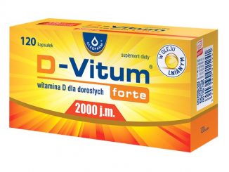 D-Vitum Forte 2000 j.m., kapsułki z witaminą D dla dorosłych, 120 szt. / (Oleofarm)