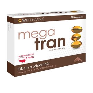 Mega Tran, kapsułki bez dodatku cukrów, 60 szt. / (Avet Pharma)