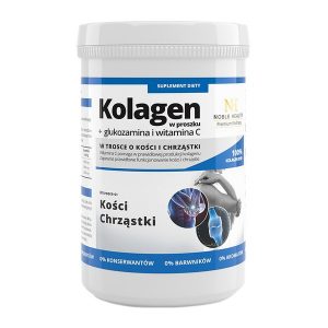 Kolagen + glukozamina i witamina C, proszek, 100 g / (Noble Health)
