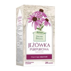 Zielnik Świata Jeżówka purpurowa, zioła do zaparzania w saszetkach, 20 szt. / (Herbapol Lublin)