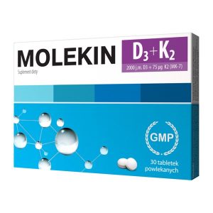 Molekin D3 + K2, tabletki powlekane, 30 szt. / (Natur Produkt Pharma)