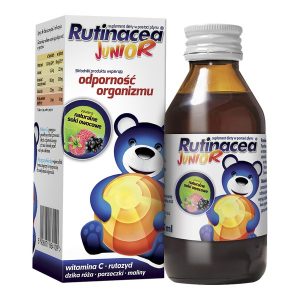 Rutinacea Junior, syrop, naturalne soki owocowe, 100 ml / (Aflofarm)