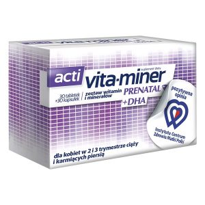 Acti Vita-miner Prenatal DHA, tabletki, 30 szt. + kapsułki, 30 szt. / (Aflofarm)