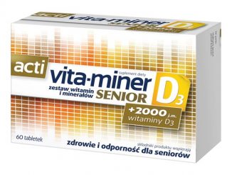 Acti Vita-miner Senior D3, tabletki, 60 szt. / (Aflofarm)