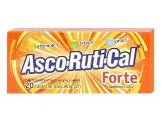 AscoRutiCal Forte, tabletki powlekane, 20 szt. / (Jelfa)