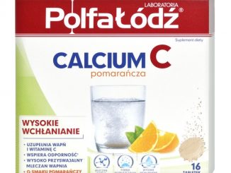 Laboratoria PolfaŁódź Calcium C, tabletki musujące o smaku pomarańczy, 12 szt. / (Bio-profil Polska)