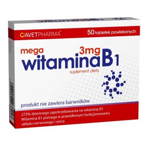 Mega Witamina B1, 3 mg, tabletki, 50 szt. / (Avet Pharma)