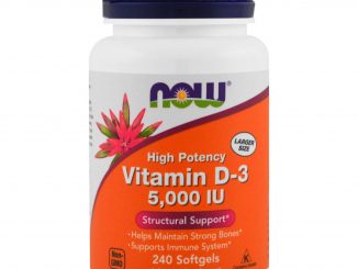 Vitamin D-3, High Potency, 5,000 IU, 240 Softgels (Now Foods)