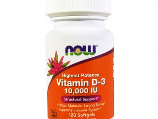 Vitamin D-3 High Potency, 10,000 IU, 120 Softgels (Now Foods)