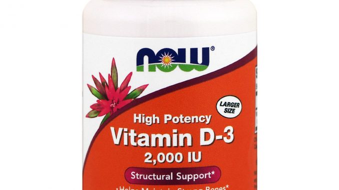 Vitamin D 3 High Potency 2000 Iu 240 Softgels Now Foods