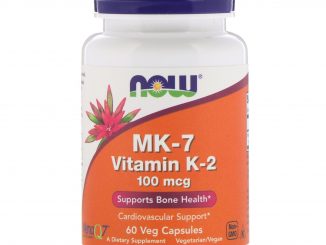 MK-7 Vitamin K-2, 100 mcg, 60 Veg Capsules (Now Foods)