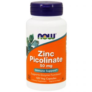 Zinc Picolinate, 50 mg, 120 Veg Capsules (Now Foods)