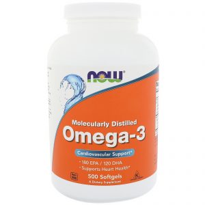 Omega-3, 180 EPA/120 DHA, 500 Softgels (Now Foods)