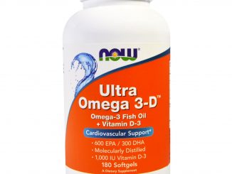 Ultra Omega 3-D, 600 EPA/300 DHA, 180 Softgels (Now Foods)