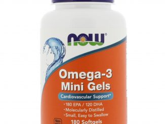 Omega-3 Mini Gels, 180 Softgels (Now Foods)