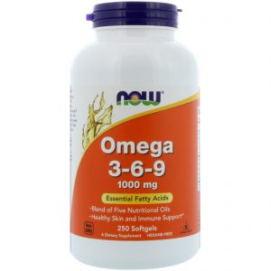 Omega 3-6-9, 1000 mg, 250 Softgels (Now Foods)