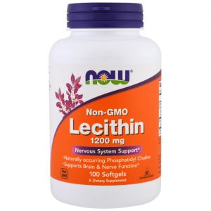 Lecithin, 1200 mg, 100 Softgels (Now Foods)