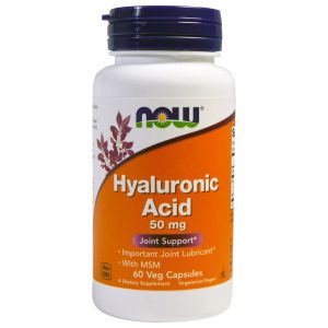 Hyaluronic Acid, 50 mg, 60 Veg Capsules (Now Foods)