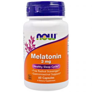 Melatonin, 3 mg, 60 Capsules (Now Foods)