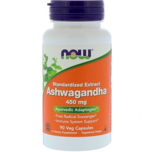 Ashwagandha, 450 mg, 90 Veg Capsules (Now Foods)