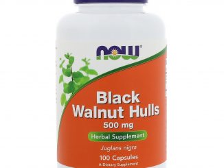 Black Walnut Hulls, 500 mg, 100 Capsules (Now Foods)