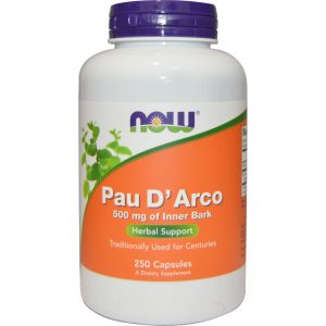 Pau D' Arco, 500 mg, 250 Capsules (Now Foods)