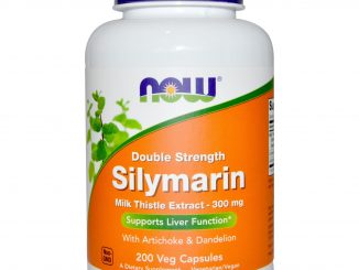 Silymarin, Milk Thistle Extract with Artichoke & Dandelion, Double Strength, 300 mg, 200 Veg Capsules (Now Foods)