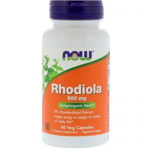 Rhodiola, 500 mg, 60 Veg Capsules (Now Foods)