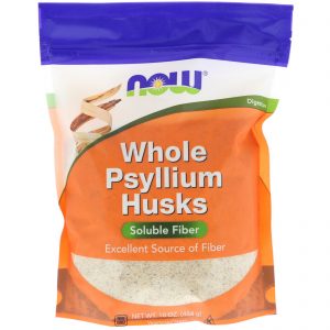 Whole Psyllium Husks, 16 oz (454 g) (Now Foods)