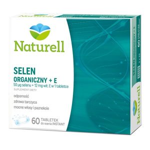 Naturell Selen Organiczny + E, tabletki do ssania, 60 szt. / (Naturell)
