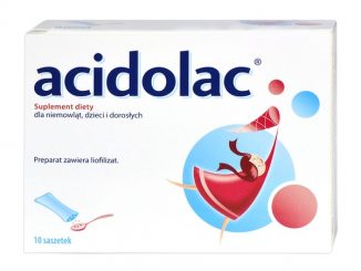 Acidolac, liofilizat doustny, 3 g, 10 saszetek / (Polpharma)