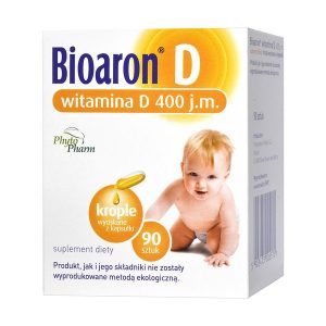 Bioaron D, 400 j.m., witamina D, krople wyciskane z kapsułki, 90 szt. / (Phytopharm)